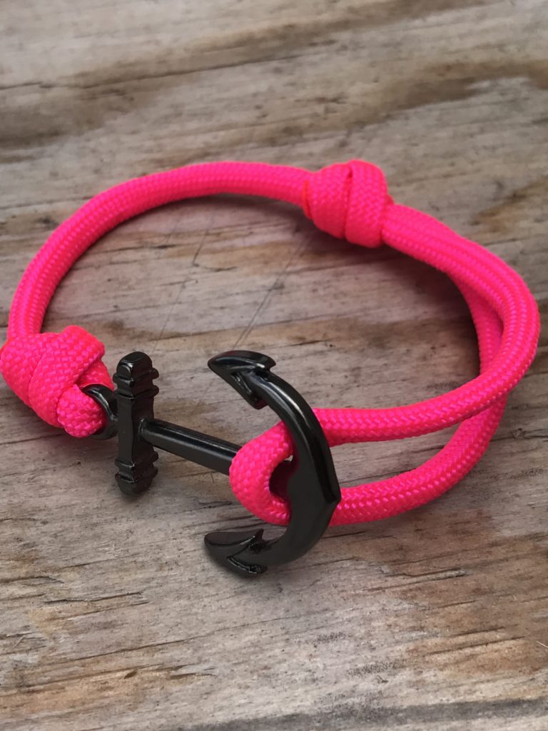 Anchor Button Bracelet by Pink Pineapple