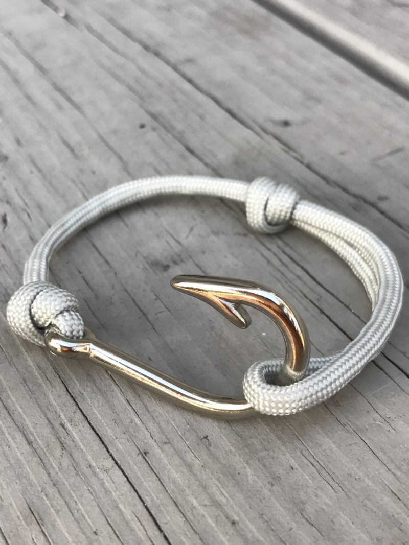 Fish Hook Bracelet- Silver - Image 4