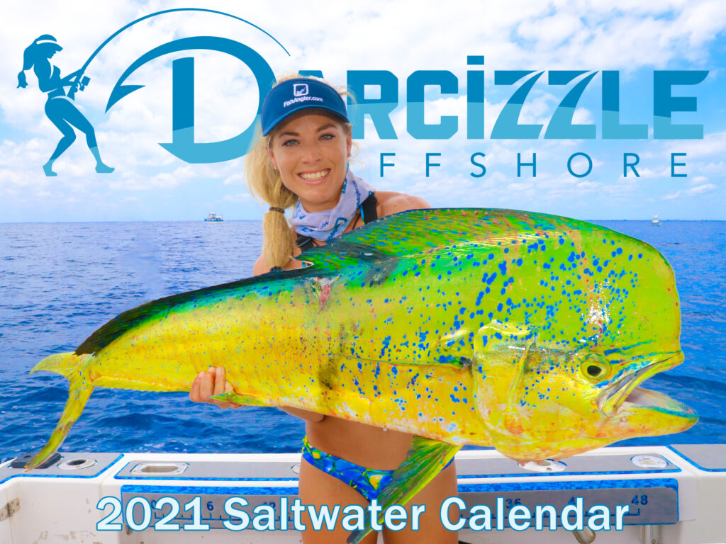 2021 Darcizzle Wall Calendar- Saltwater Edition - Darcizzle Offshore