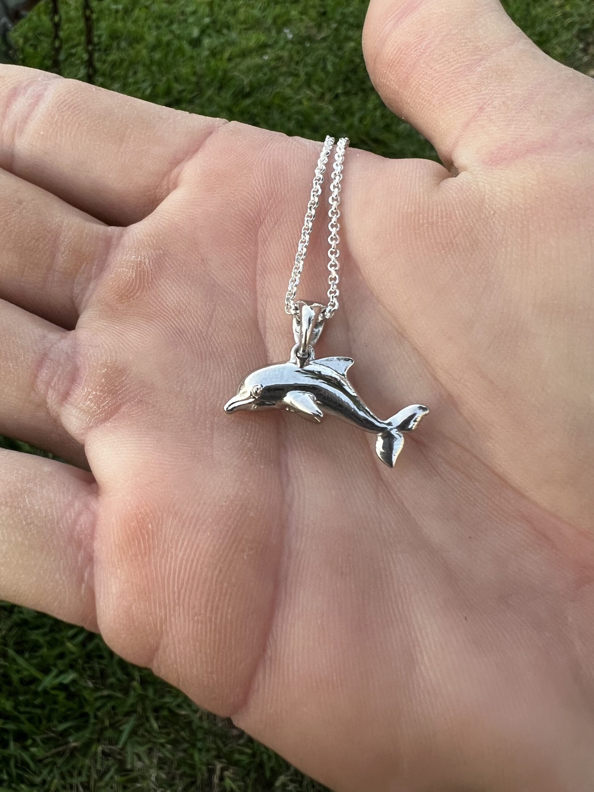 Dolphin Pendant Necklace - Image 3