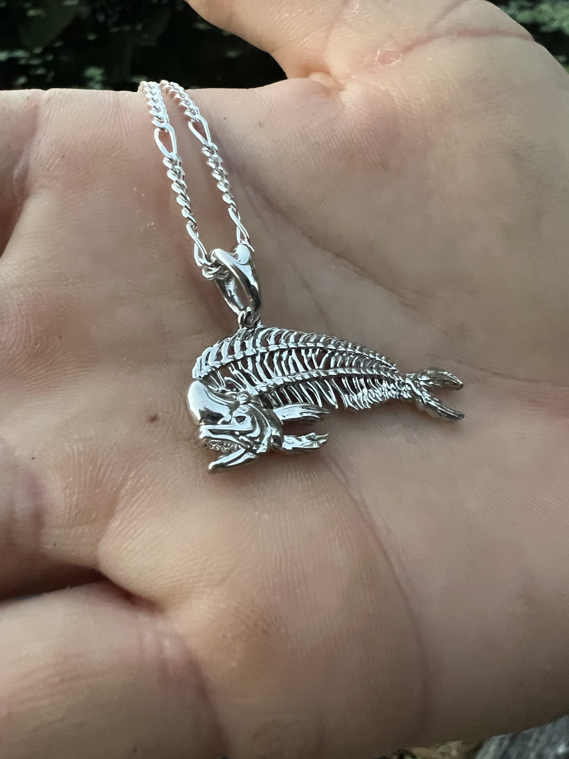 Mahi Mahi Skeleton Pendant Necklace Darcizzle Offshore