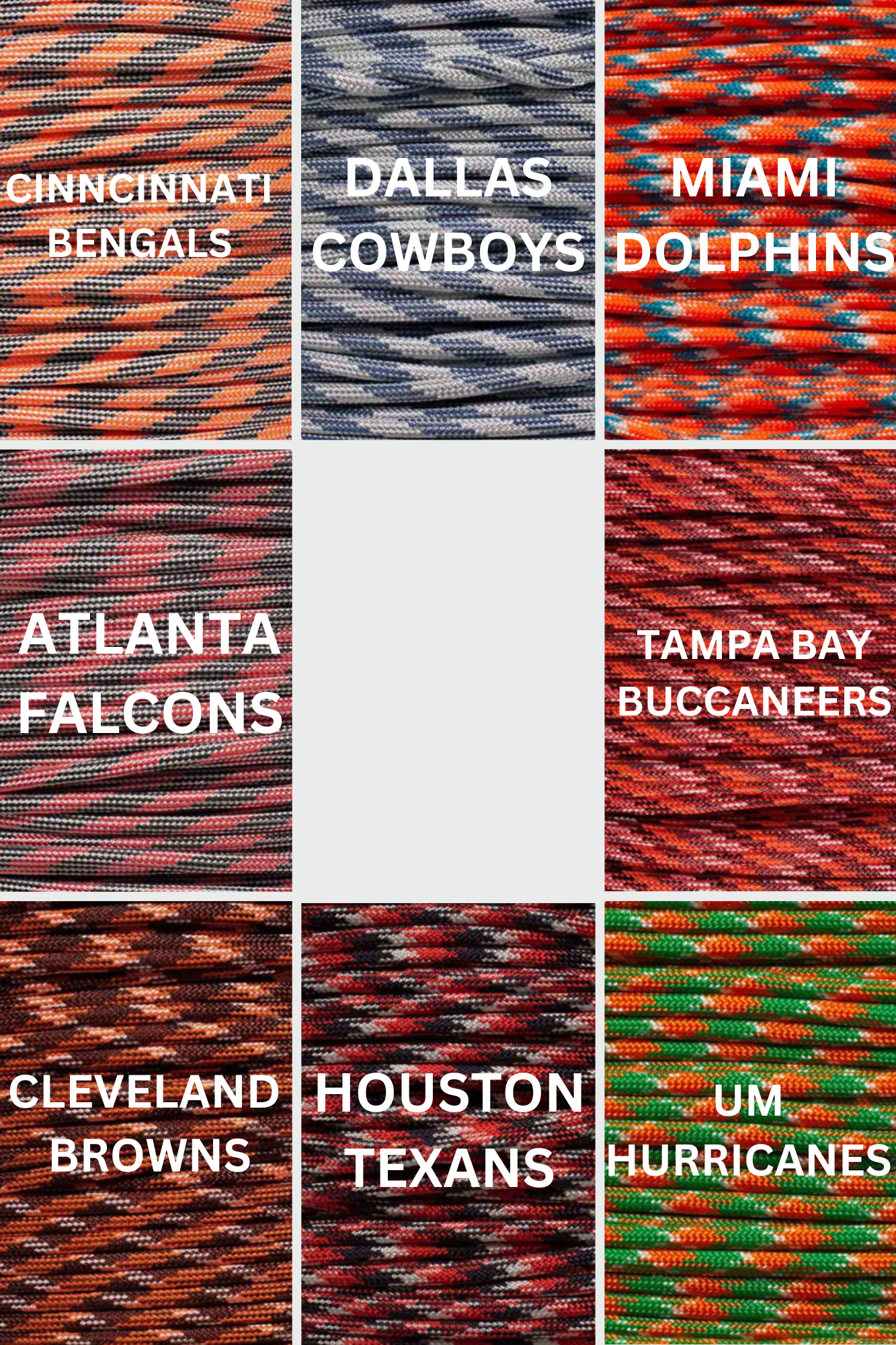 Anchor Bracelet- Football Teams